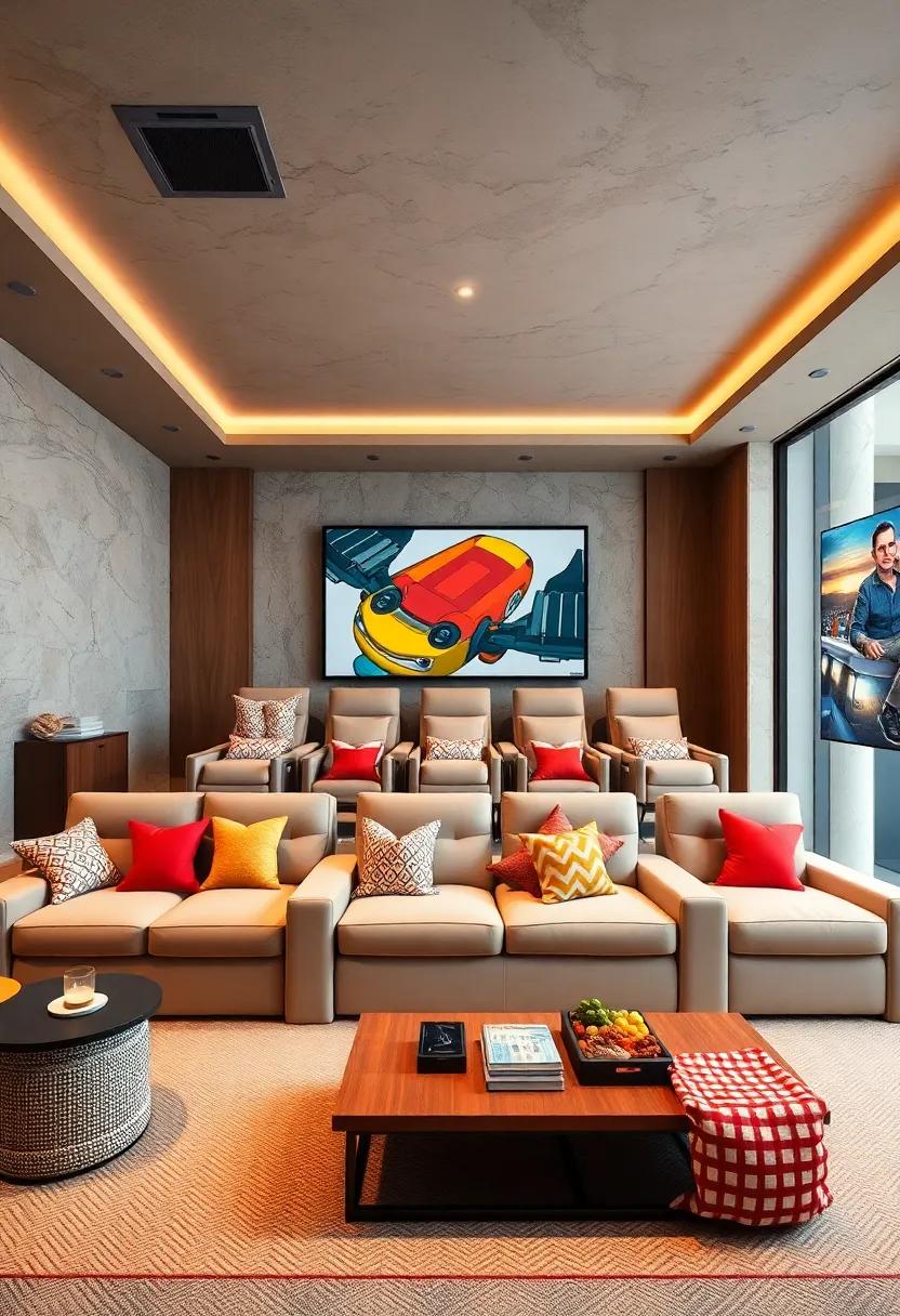 Family Fun Zone: A ⁣kid-friendly theater⁢ with plush ​seating, whimsical decor, ⁣and concession-style snacks that make family ‍movie nights a simple joy