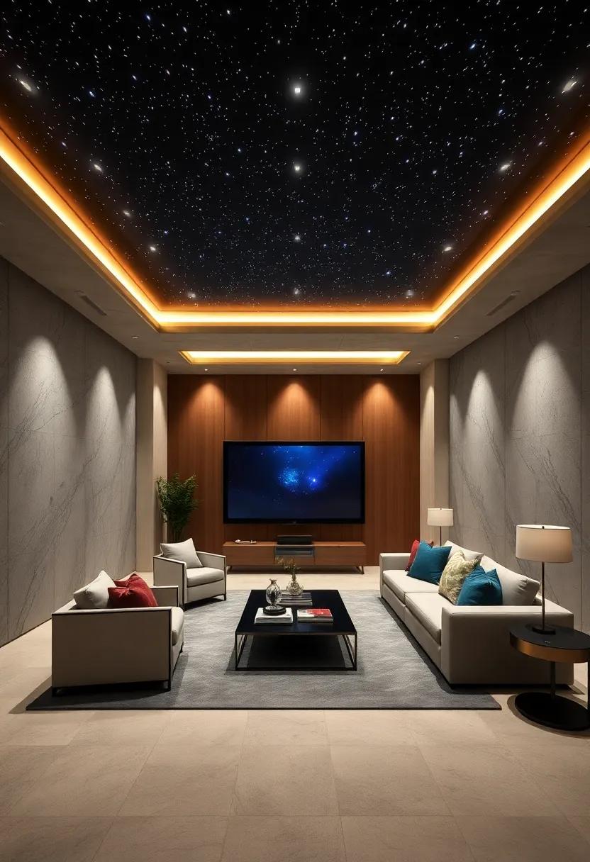 Bold and Bright: An energetic and colorful design that utilizes striking wall colors, unique seating choices, and playful ⁤artwork to energize the viewing experience