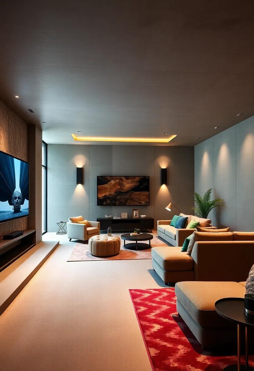 Tech Haven: ‌A futuristic escape filled with the latest in audio-visual technology,smart home integration,and soundproofing for the ultimate immersive experience