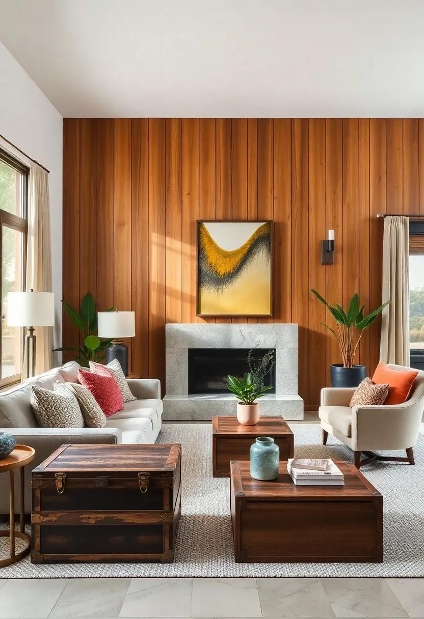 Repurposed Finds: Rework older items ⁤like trunks or crates as ⁣coffee tables or​ side tables to add character and history to your decor