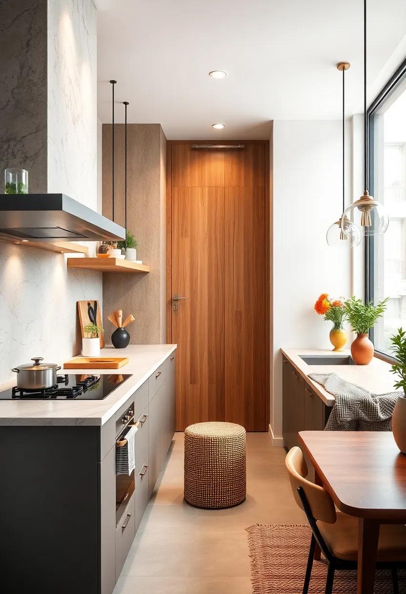 Galley Kitchen Efficiency: Discover the charm of ⁣a⁢ narrow galley kitchen, which maximizes space while keeping everything‍ within arm's reach for efficiency