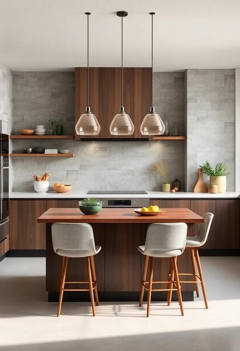 Layered ‌Textures: Combine various materials and textures,⁢ such as metal, wood, and ‍glass, to add visual interest and personality⁣ to ⁤your kitchen