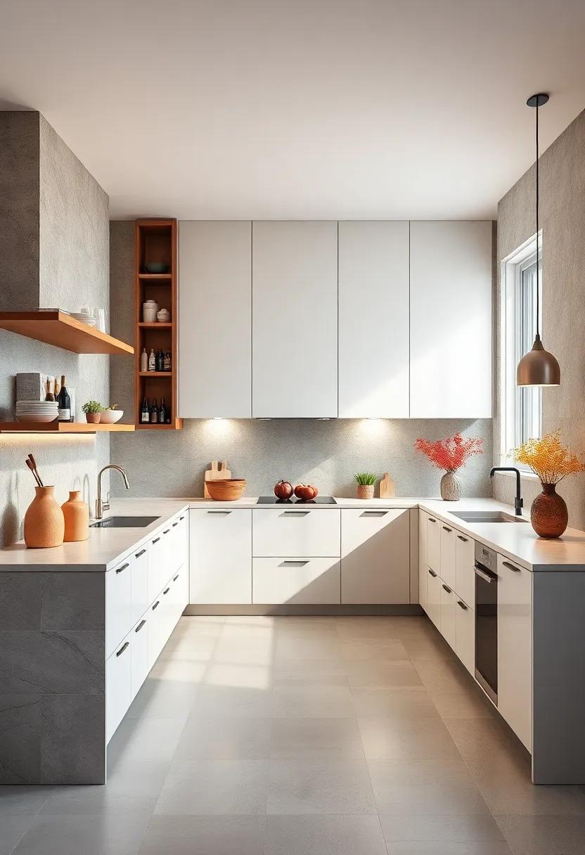 Smart Storage Solutions: implement innovative storage systems,⁢ such as pull-out shelves and hidden cabinets, to ‌maximize space‍ and declutter your kitchen