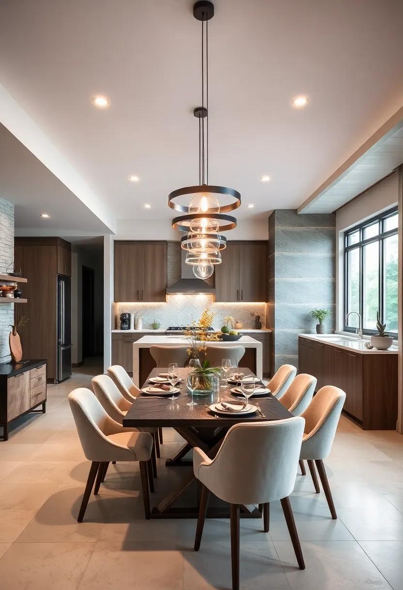 Statement Lighting: Uncover the transformative power ‌of bold lighting fixtures that can become the ⁤focal point of your kitchen⁣ and dining room