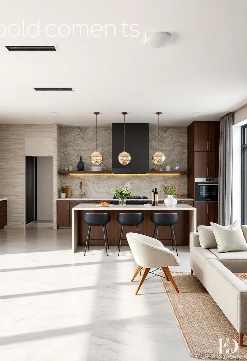 Bold Backsplashes:⁤ Learn how eye-catching backsplashes can act as artistic statements ⁢that tie together your kitchen and ‍dining area