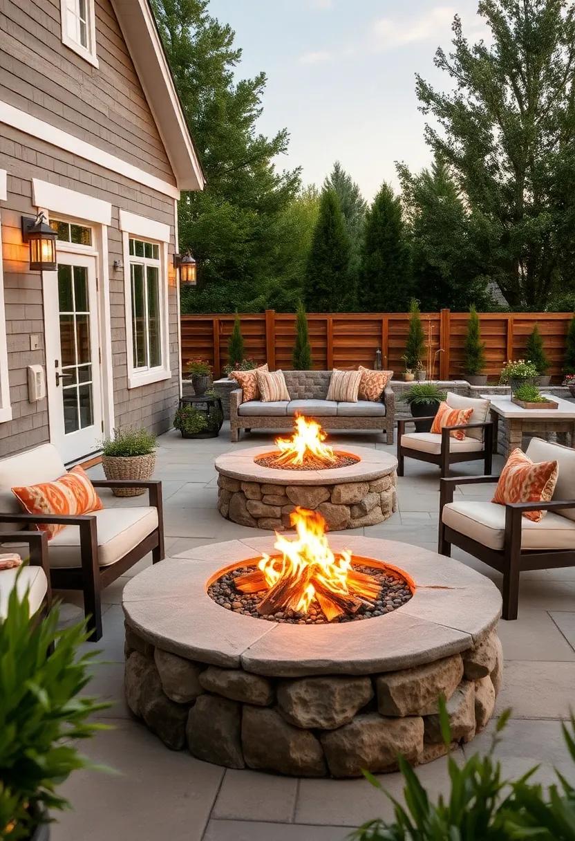 Capture the heart ‌of the countryside‍ with ⁢a ‍fieldstone fire pit, perfect⁢ for⁢ creating‍ a‍ warm, rustic gathering place full of natural beauty