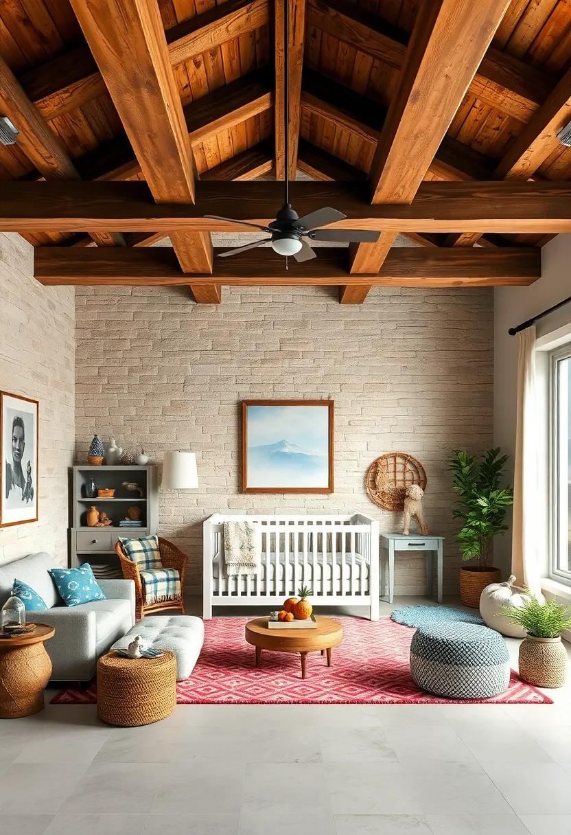 Ceiling Beams: If ⁢possible,⁤ expose or⁢ create faux beams for an elevated rustic look that adds ‍character to the space
