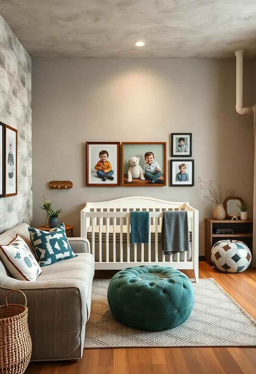 Family photos: Decorate the walls⁤ with framed family‌ portraits to establish ‍a loving atmosphere that tells your family's story