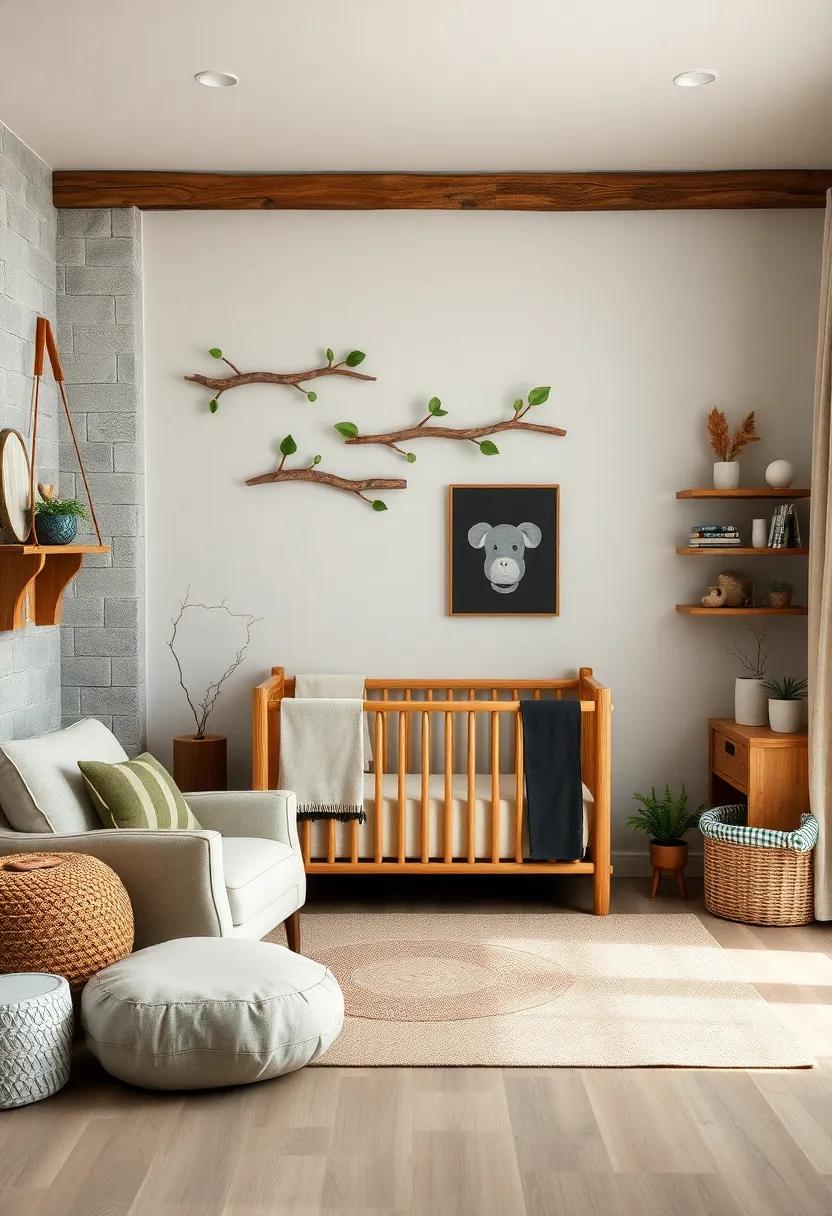 Nature-Inspired ⁣Decor: Integrate elements like ​tree branch shelves or leaf motifs in wall decals to bring the charm of nature indoors
