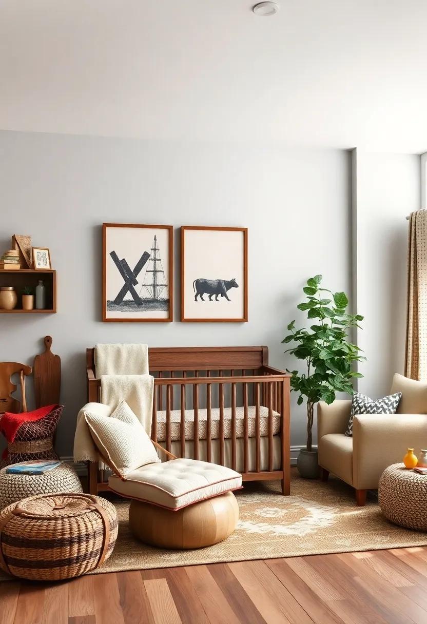 Vintage-Inspired⁣ wall Art: Hang framed prints or rustic artwork that celebrate nature, adventure, or whimsical themes