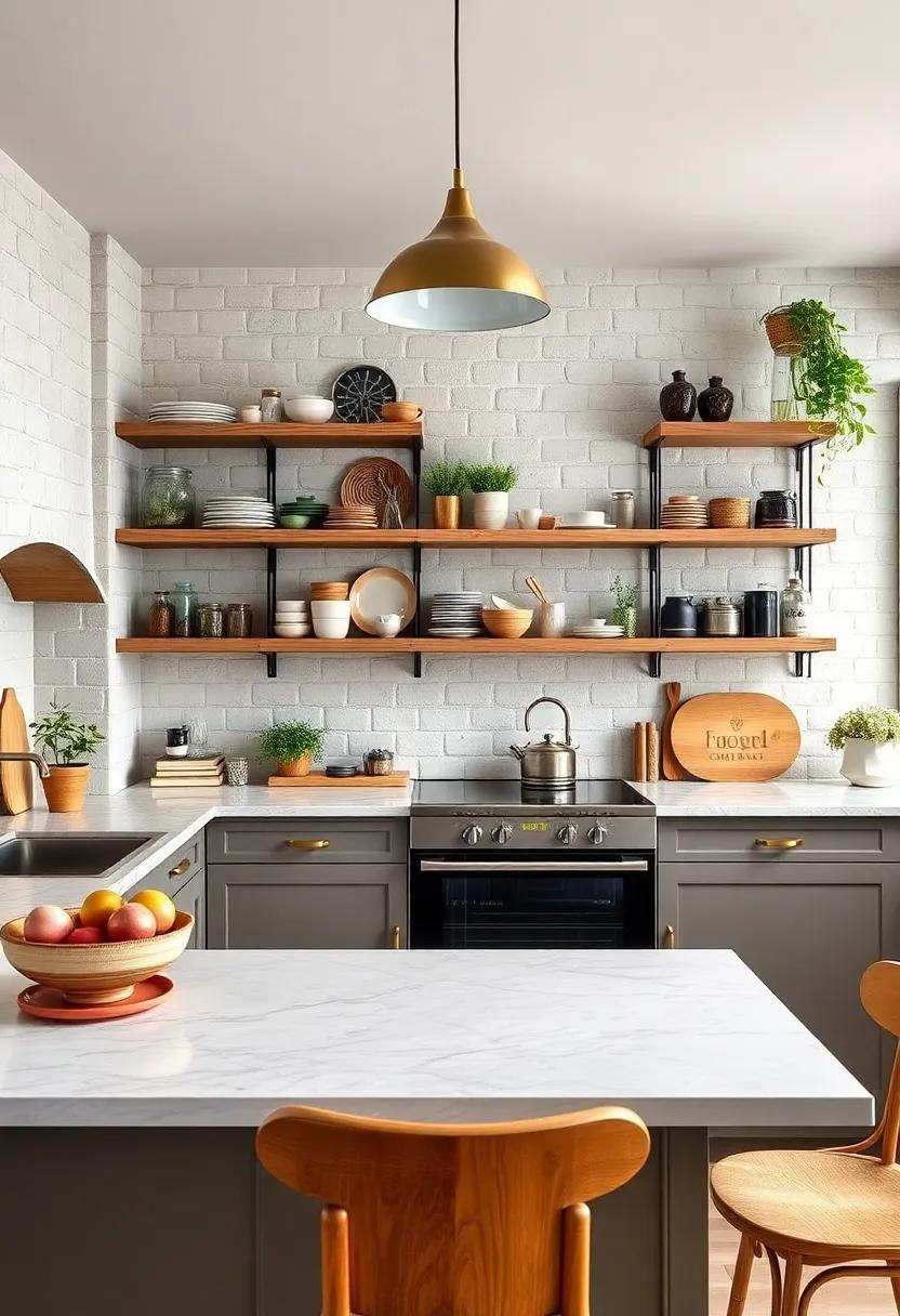 Discover the charm of vintage-inspired open ⁤shelving ‍that combines​ antique finds with modern elements for an eclectic, timeless look