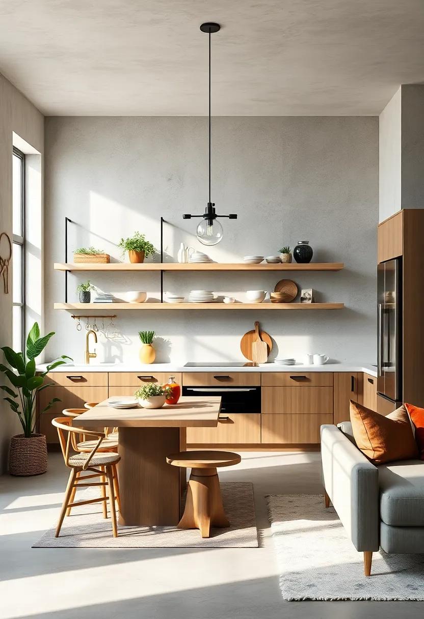 Discover how strategically placed open shelving can enhance natural light in your kitchen,creating a bright and inviting space