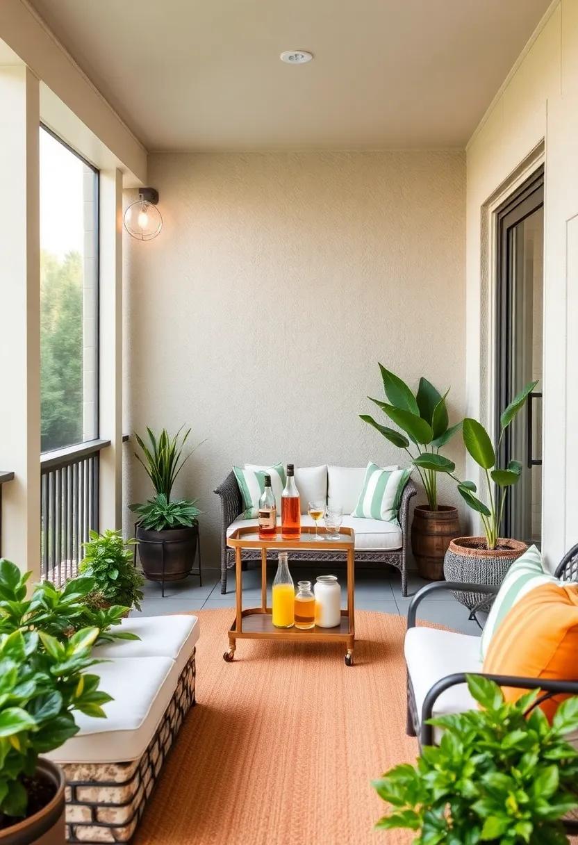 mini Bar Corner: Set up a small bar cart or shelf⁢ stocked with ⁤your ‍favorite beverages, elevating‌ your outdoor experience with easy access to refreshments