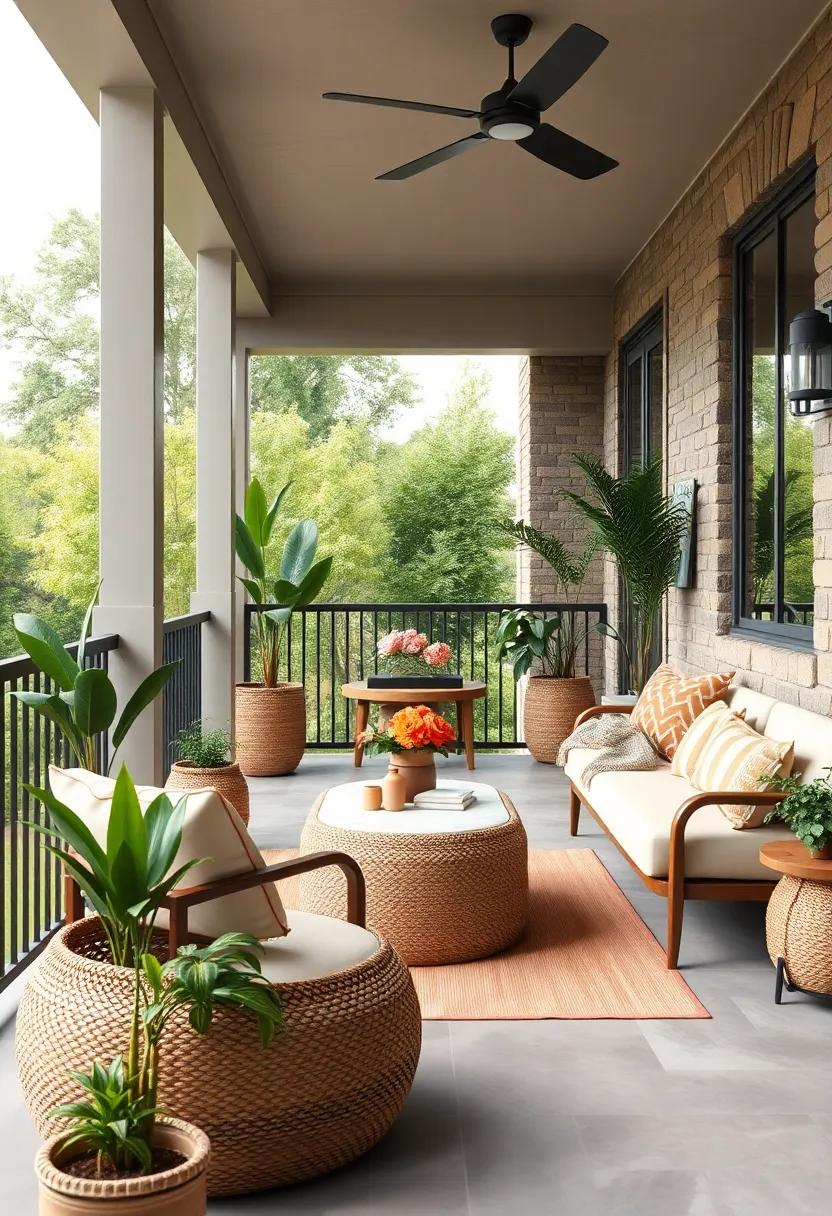 functional ‌Storage: Use decorative baskets and storage ⁢ottomans to ‌keep your screened porch ⁢tidy,while adding functionality to​ the‌ aesthetic