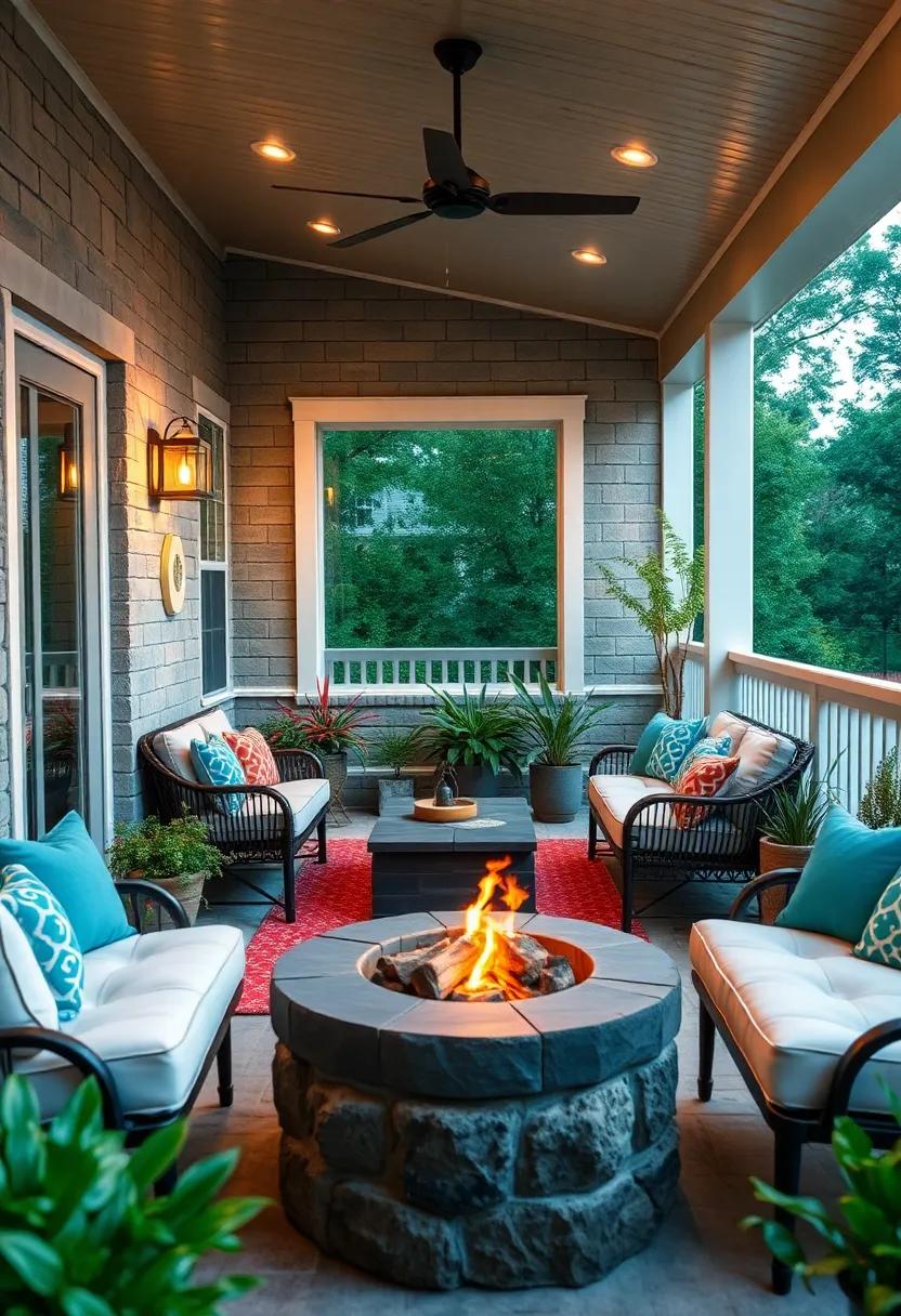 Cozy Fire pit: incorporate a small, portable⁤ fire pit for evenings spent roasting marshmallows or simply enjoying the warmth under the stars