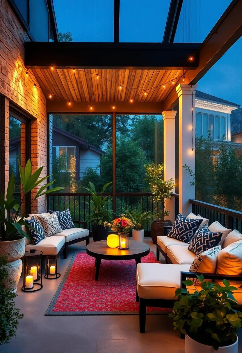 Soft Lighting: Fairy​ lights and lanterns can add a ​warm glow, transforming your space from day to night with⁣ enchanting ambiance