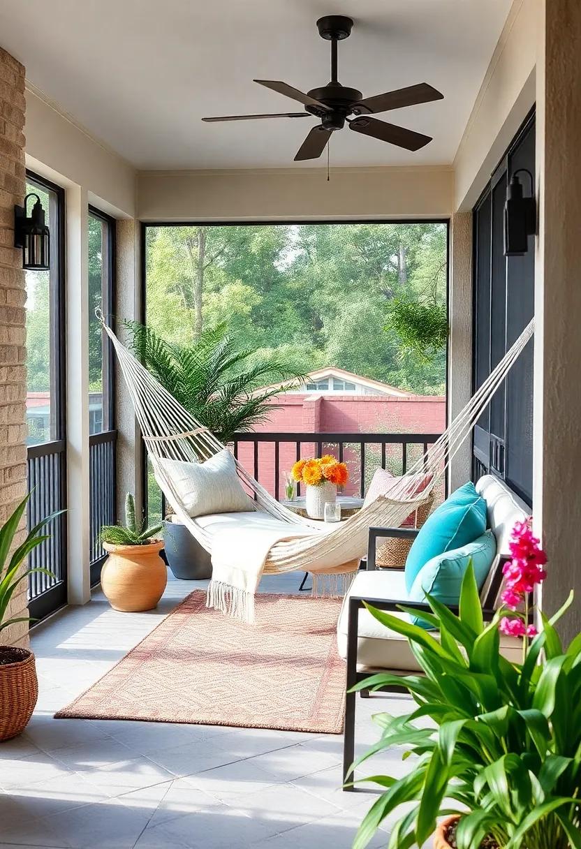 Relaxing hammock: Hang a hammock for a laid-back lounging spot, perfect for⁤ reading a book or simply enjoying gentle ‌breezes