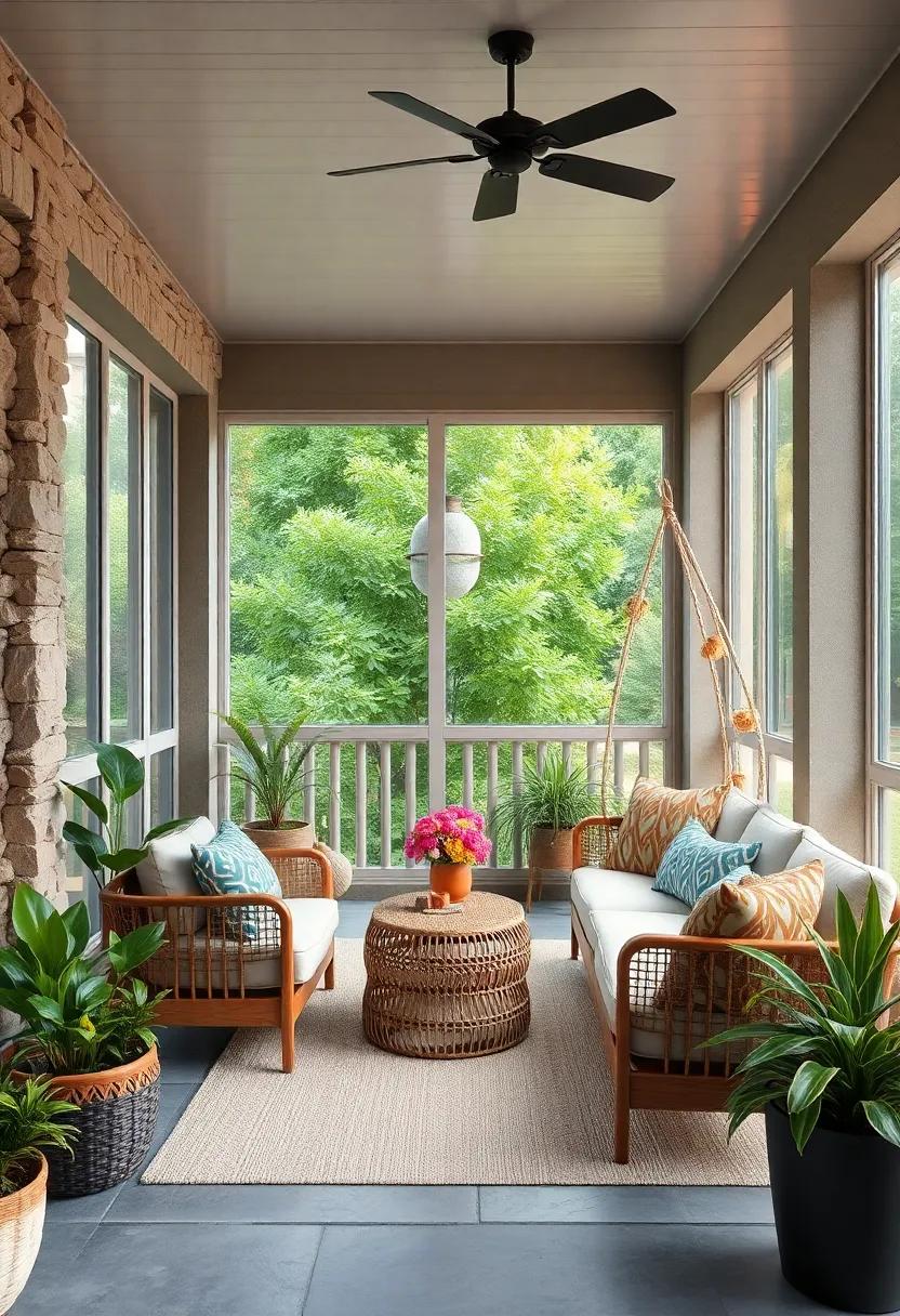 out-of-the-Box Furniture: Try a ​swing chair or hanging ​pod to add a unique touch that invites ‌playfulness and relaxation