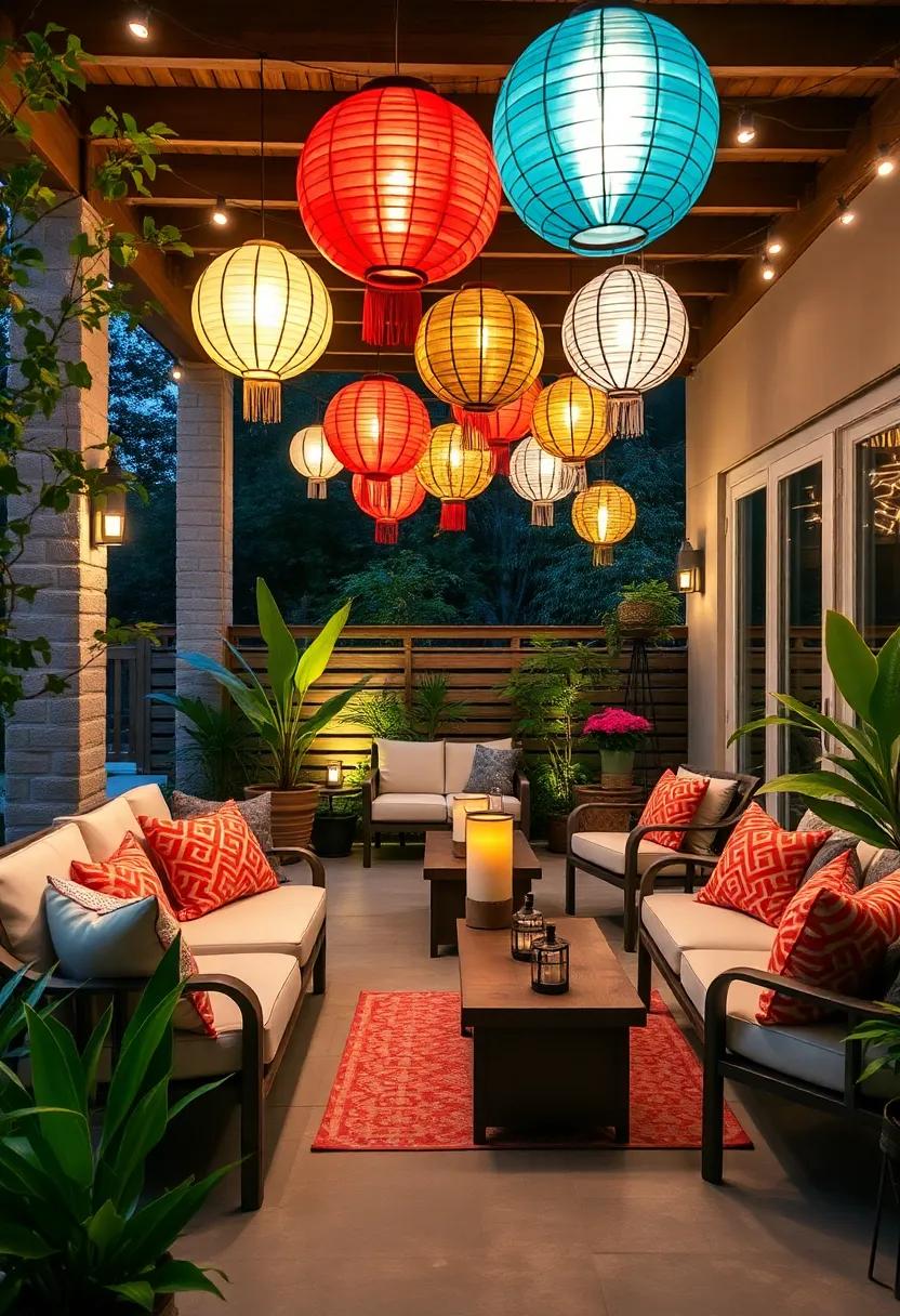 Authentic Thai ⁤Lanterns: Hang ​colorful​ Thai paper ⁣lanterns for a splash of cultural‌ flair and enchanting⁣ colors ​during summer ⁢nights