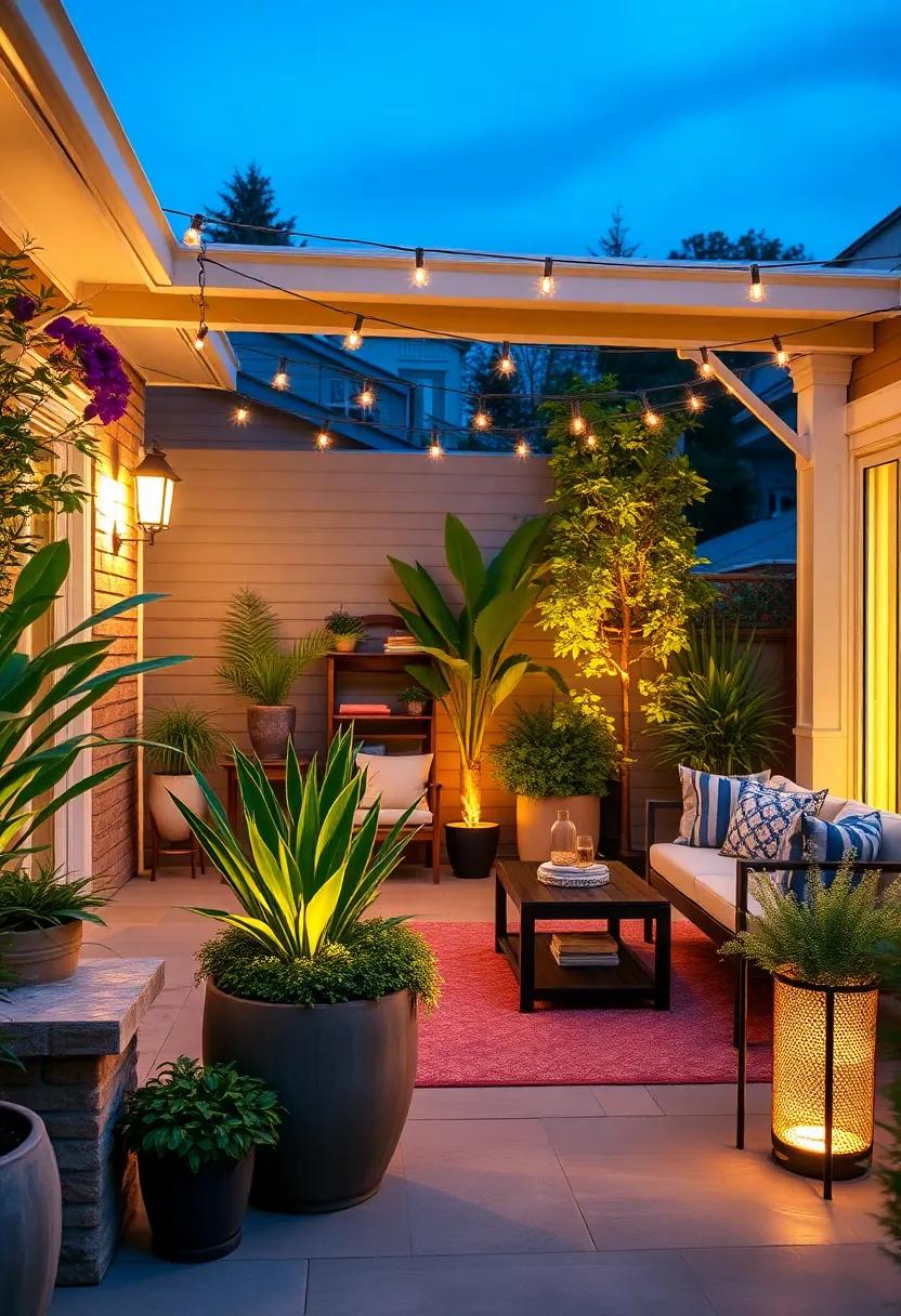 Illuminated Planters:‍ Incorporate ⁢LED‍ lights into​ your flower planters for a⁤ soft ⁤glow‍ that highlights your garden while providing ‌ambiance