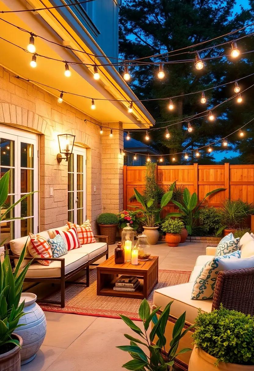 Multi-Style Light Fixtures: Mix and match different light fixtures – from lanterns to string lights – for an eclectic⁣ and inviting atmosphere