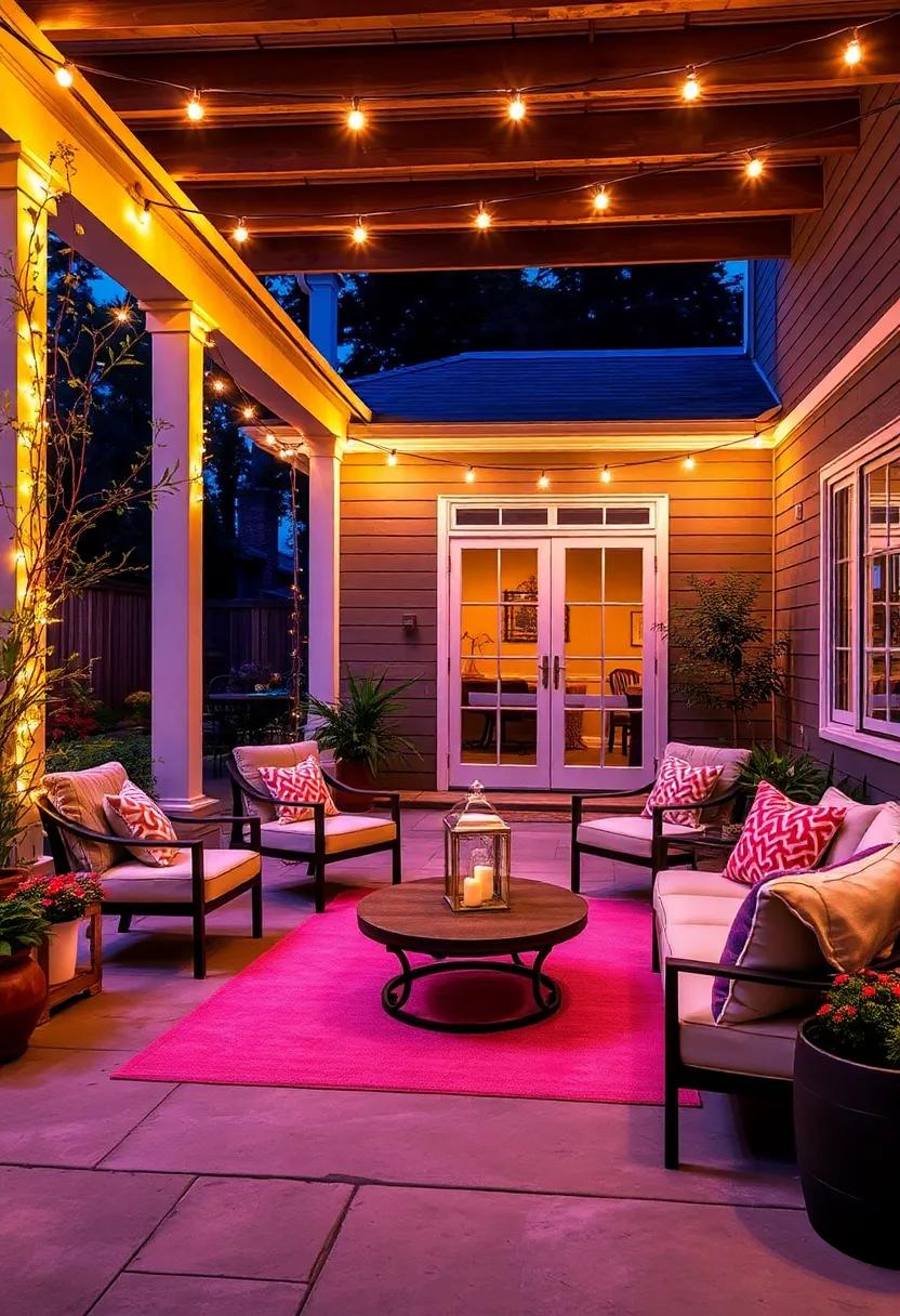 Rope Lights Under ⁣railings: ​Install rope lights under railings​ or ‍furniture edges to provide ‍subtle ​illumination without being obtrusive