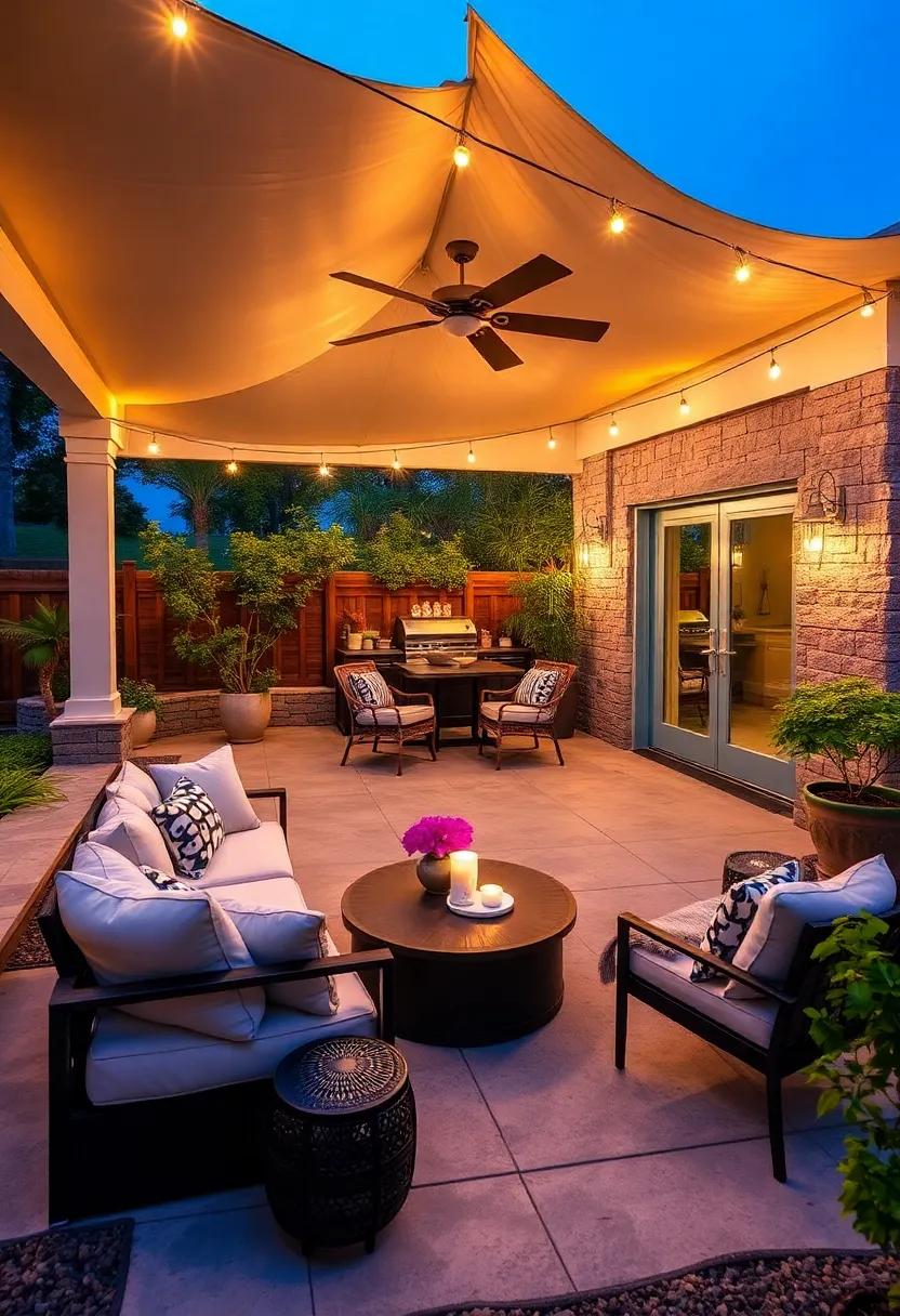 Smart⁢ Lighting Solutions: Invest in smart ⁤outdoor lighting systems‍ that you can control⁤ via app, allowing ⁤you to set themes and moods⁣ effortlessly
