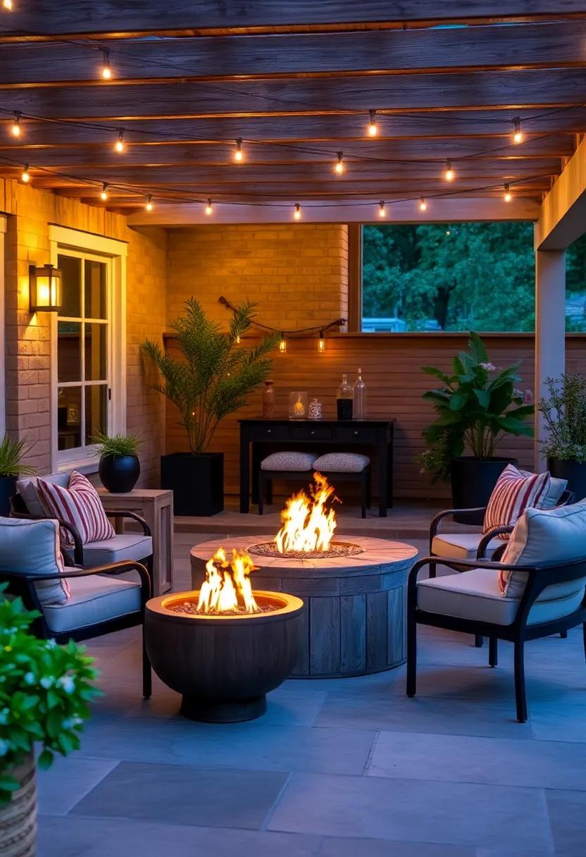 Tabletop Fire ⁢Bowls: Add⁣ a modern touch with tabletop ‍fire bowls that provide ⁢both warmth and enchanting light for evening conversations