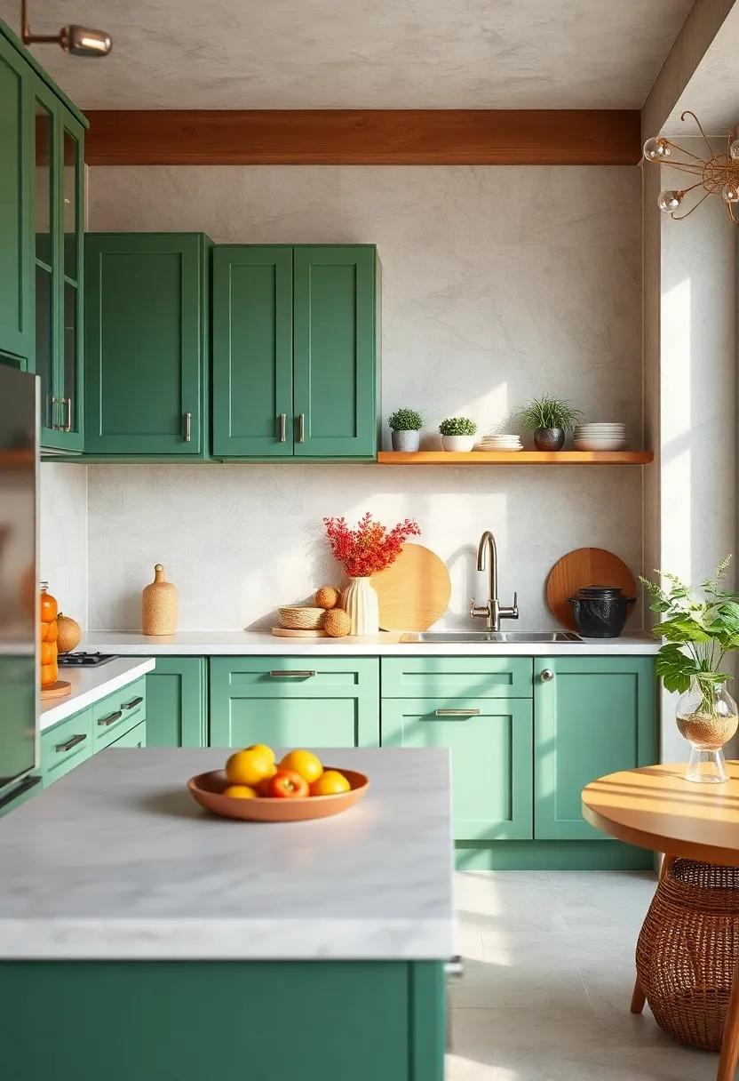 Seasonal Decor: Change up seasonal⁣ decorations and ‍accessories that complement your green ⁢cabinets, keeping your kitchen⁢ fresh⁢ and ​lively