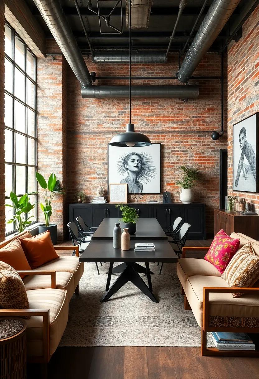 Industrial⁤ edge: Incorporate metal accents, exposed brick walls, and raw⁤ wood surfaces for‍ a ‍contemporary look that nods to urban loft ​designs