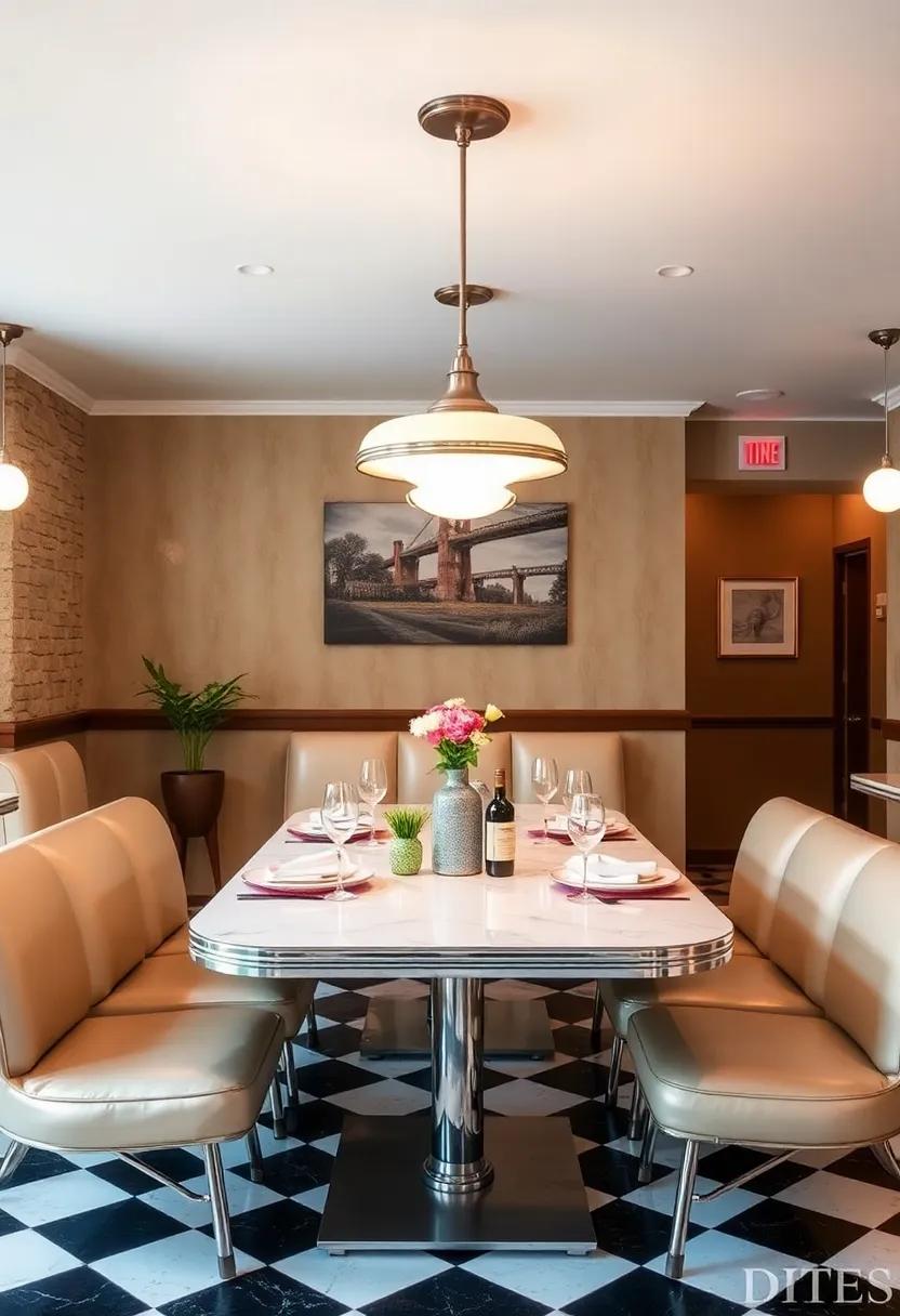 Retro⁤ Diner: Spark nostalgia with diner-style seating, checkered flooring, and ‌vintage decor that delivers a ⁣fun, casual dining experience