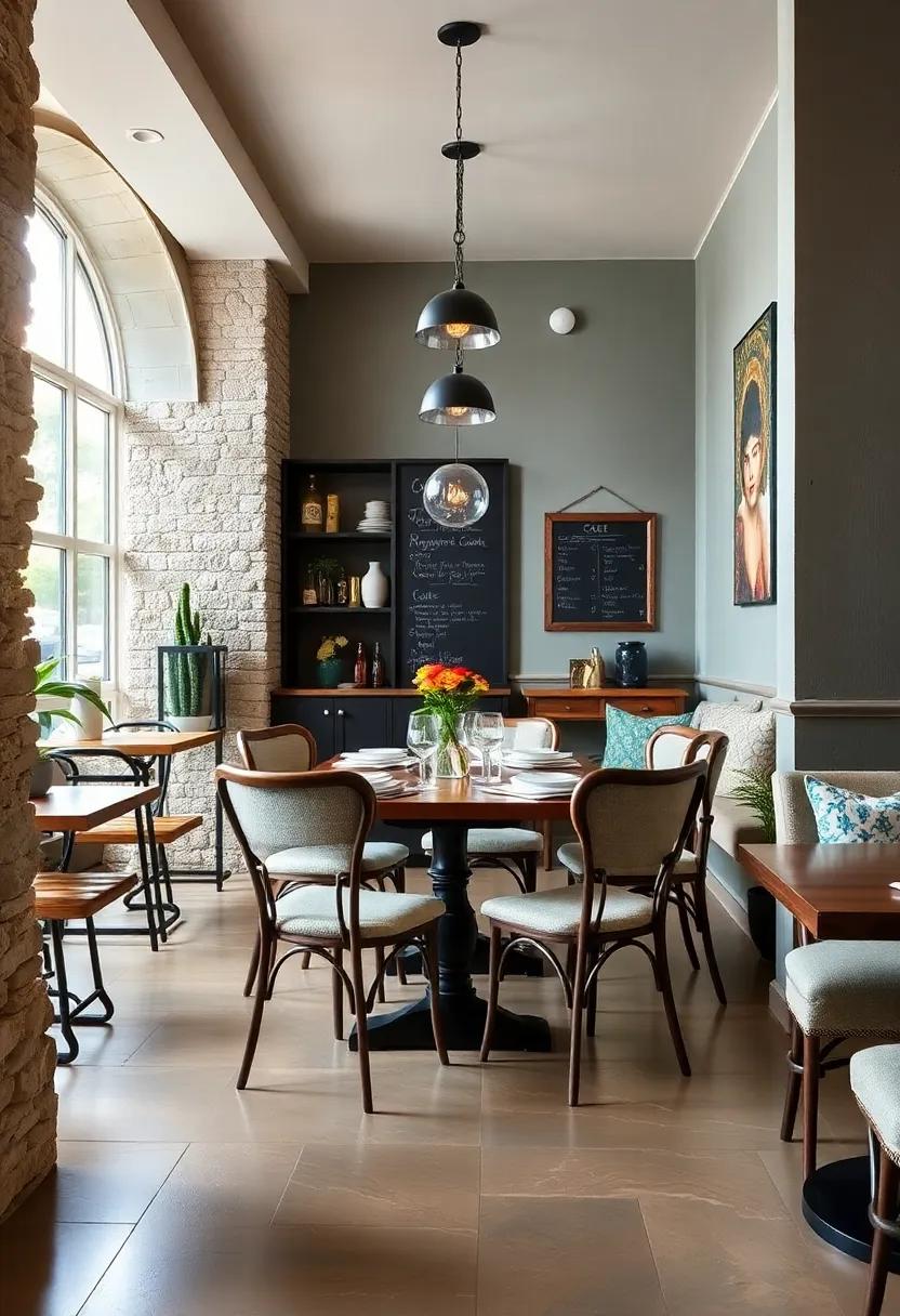Sophisticated​ Bistro: Elevate your ⁣dining area with vintage bistro‍ chairs, ‍chalkboard ⁤menus, and soft lighting ⁢for​ an upscale cafe ‌vibe at home