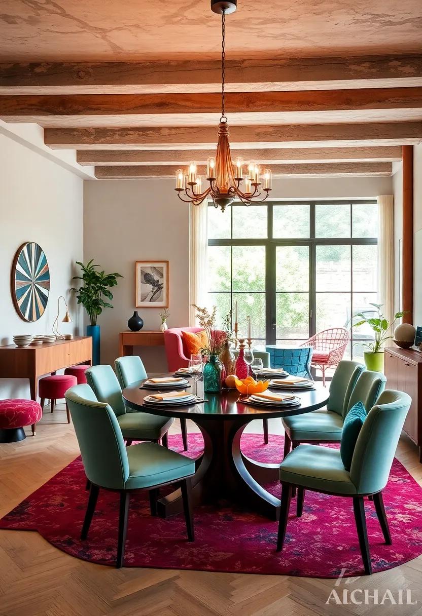 Whimsical Wonderland:‌ Embrace playfulness with bright colors,⁢ quirky furniture, and unexpected decor ⁢for a ⁤dining experience‌ full of color ​and cheer