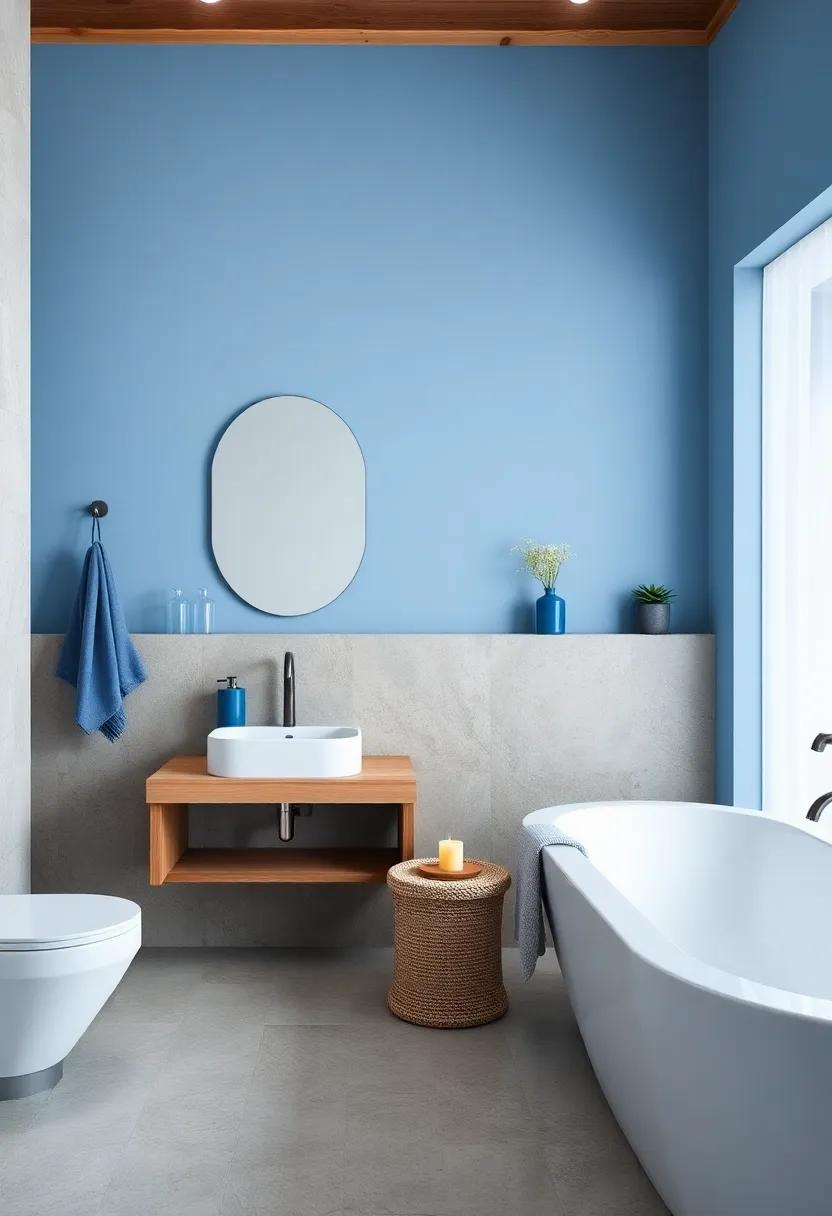 Simple Blue‍ Organizers: Keep your bathroom tidy with minimalistic blue organizers ⁣that provide functionality while maintaining ​a chic aesthetic
