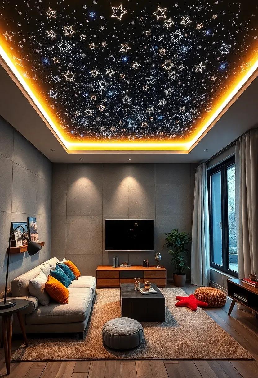 galaxy Inspirations: ‌A Fiber Optic ‌Star Ceiling⁤ Light ‍that⁢ transforms the mundane into ‍a cosmic‍ wonderland, perfect for star-gazers