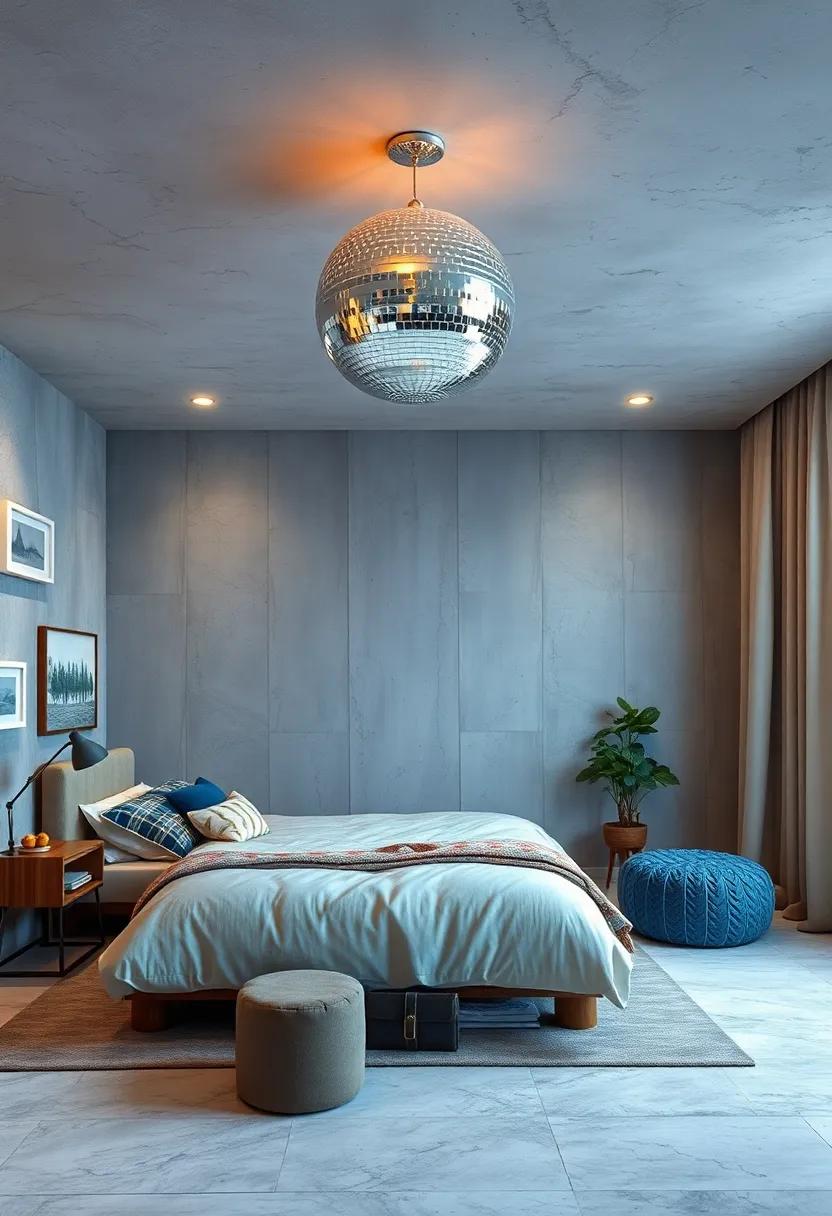 Retro Revival: A Disco‌ Ball Ceiling ⁢Light that transforms⁣ the room into a ​dance floor, perfect for ⁢hosting fun sleepovers