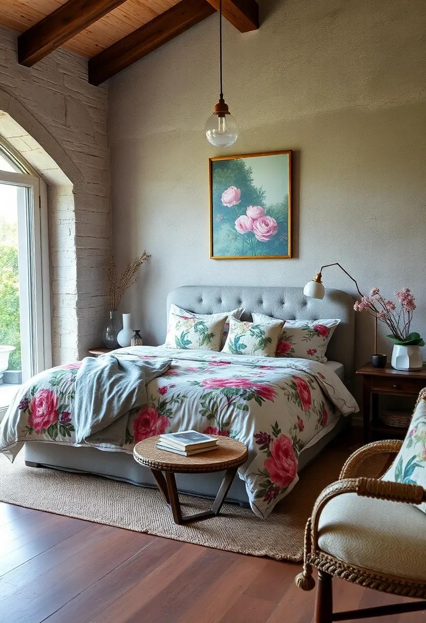 bedroom⁤ Bliss: Choose floral ⁢duvet⁤ covers and bed ⁣pillows to ⁤create⁣ a serene,inviting bedroom