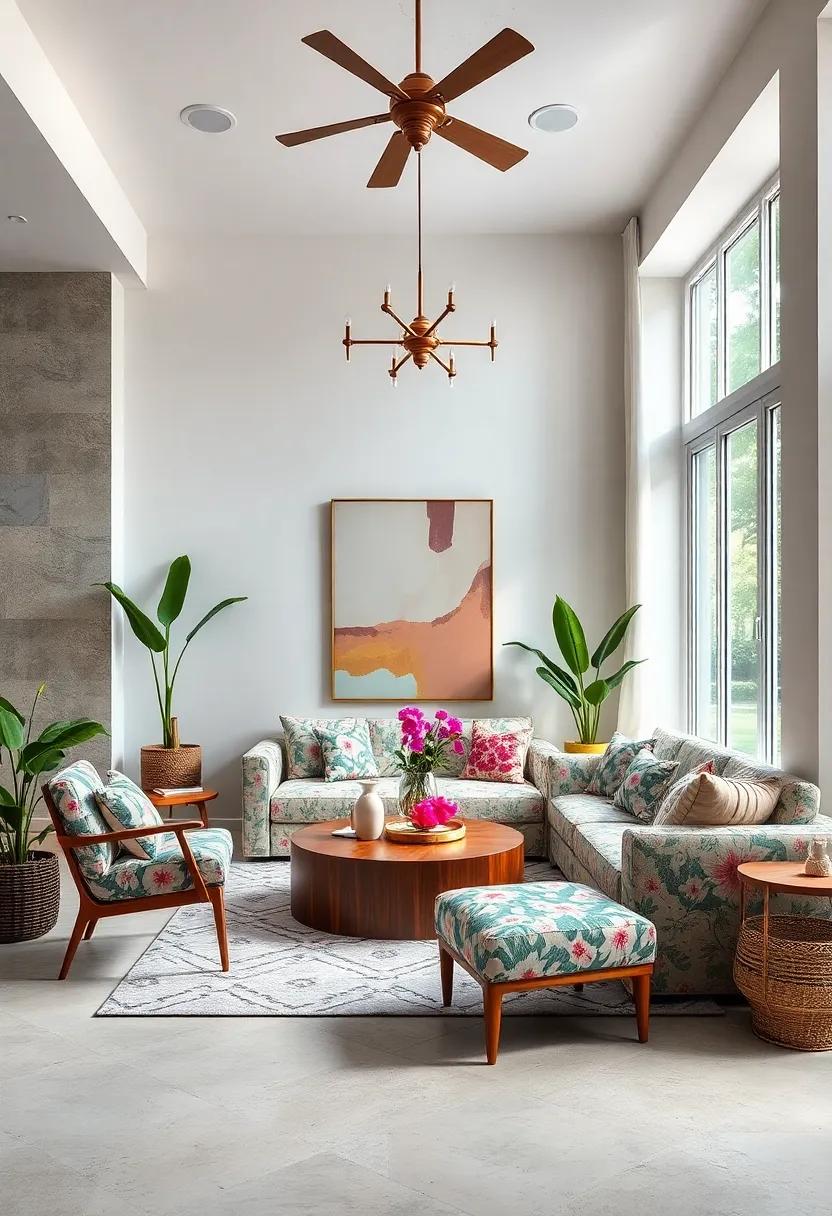 Mixed patterns: Pair ‍floral⁢ prints⁢ with ⁢geometric‍ patterns for a playful, eclectic vibe