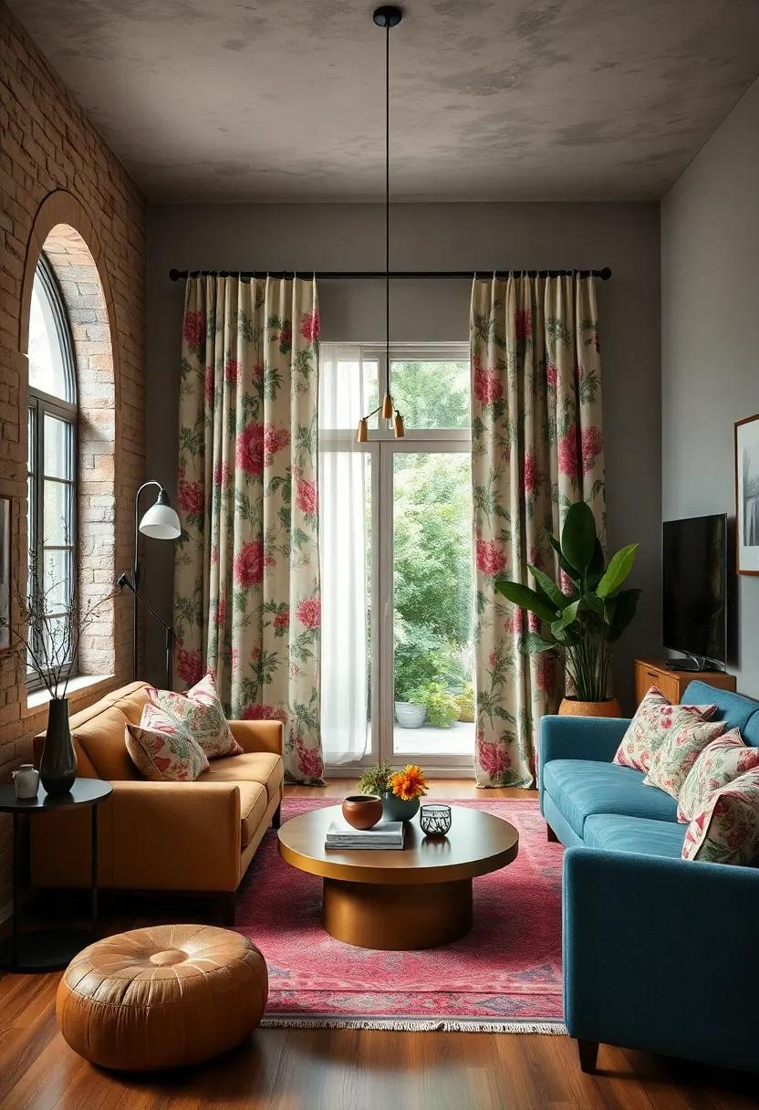 Soft⁢ Furnishings: Choose⁤ floral-printed curtains to add ​softness and warmth to your windows