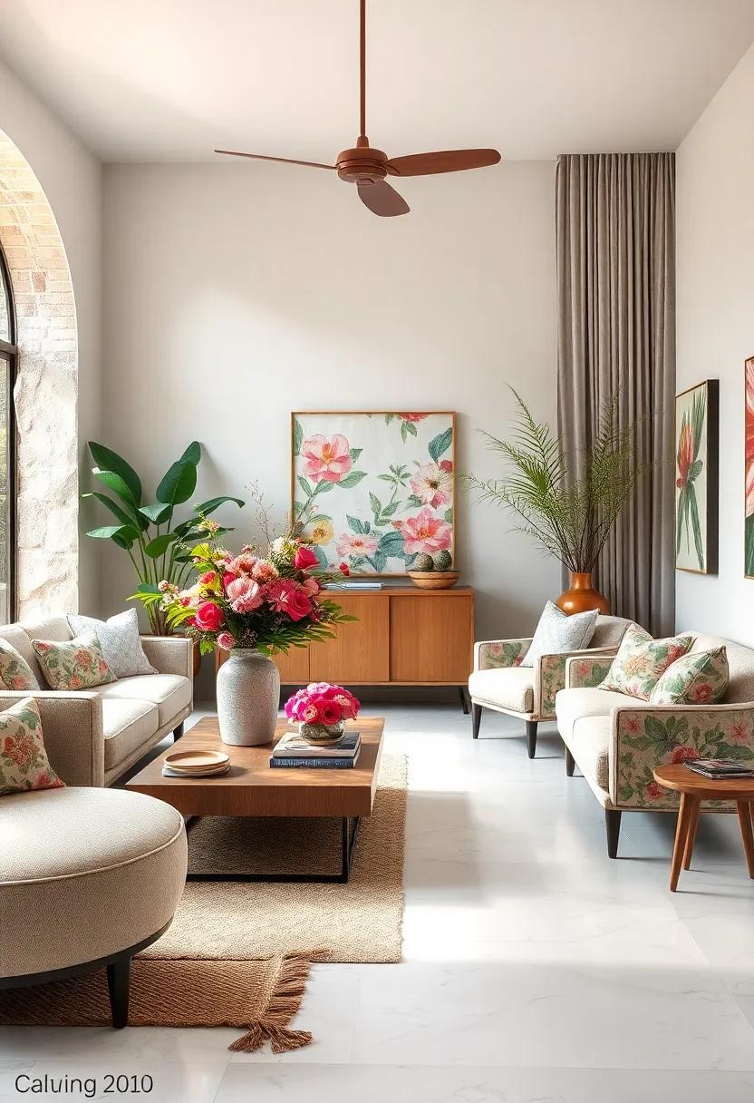 Statement Accessories: Choose one‍ or two standout floral ⁣accessories,such as a large vase or sculpture,to ⁢anchor the space