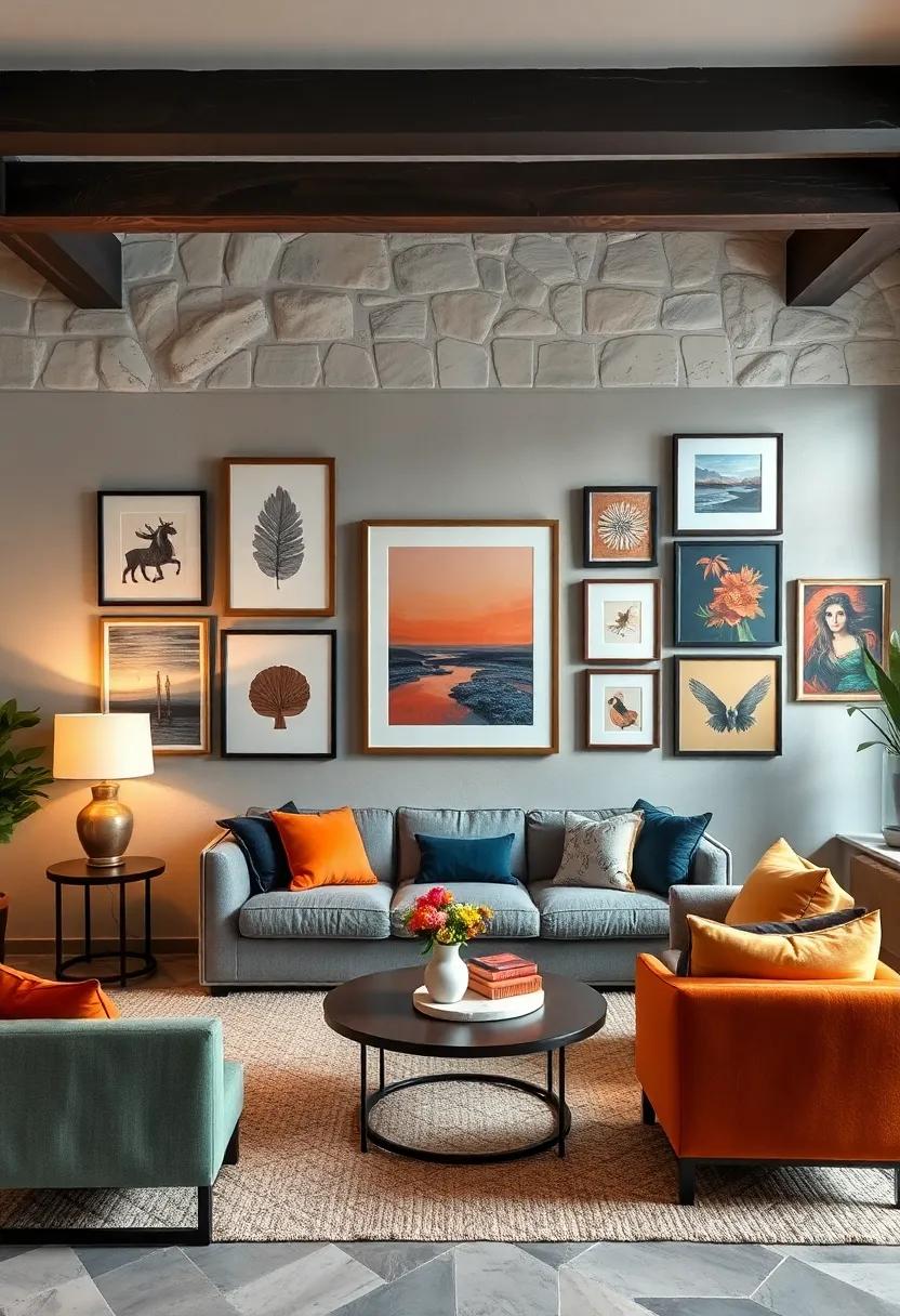 Personal Art Gallery Featuring Your Own Creations: ​Showcase your artistic side by⁢ framing⁢ your paintings, drawings, or photography as a testament to your creativity