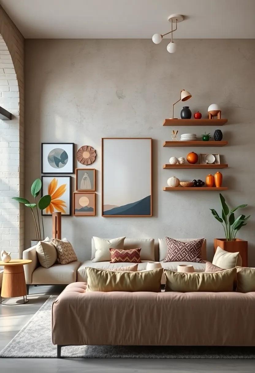 Use Floating Shelves⁢ for Three-Dimensional Displays: Showcase ⁣collectibles and small sculptures on floating ​shelves for a dynamic look that adds depth