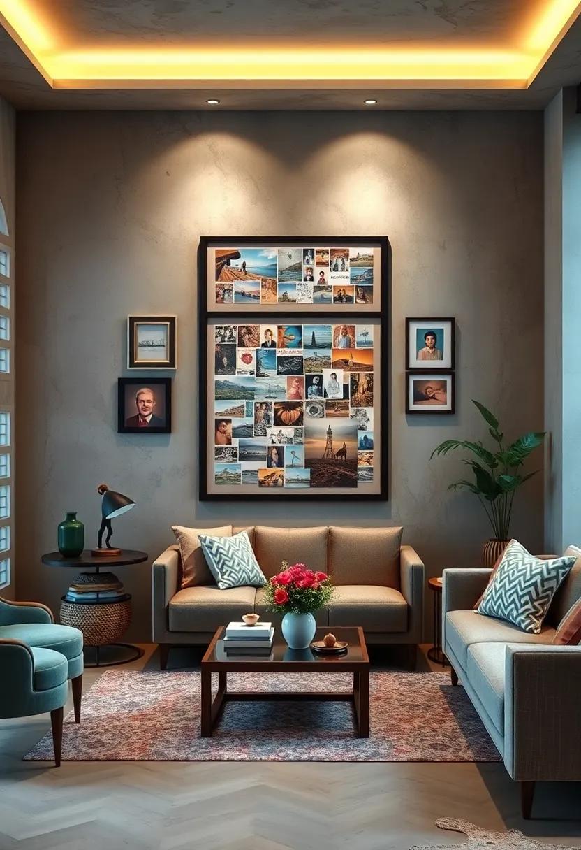 Collage of Postcards from Your Travels: Frame and arrange postcards ⁣to chronicle your adventures while adding​ charm to your space