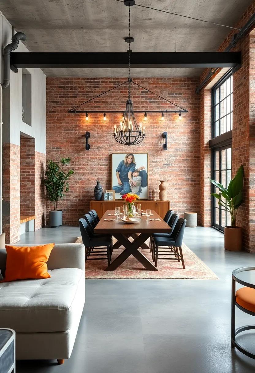 Play‍ with Scale: use larger furniture to balance the ​boldness of the exposed brick‍ walls