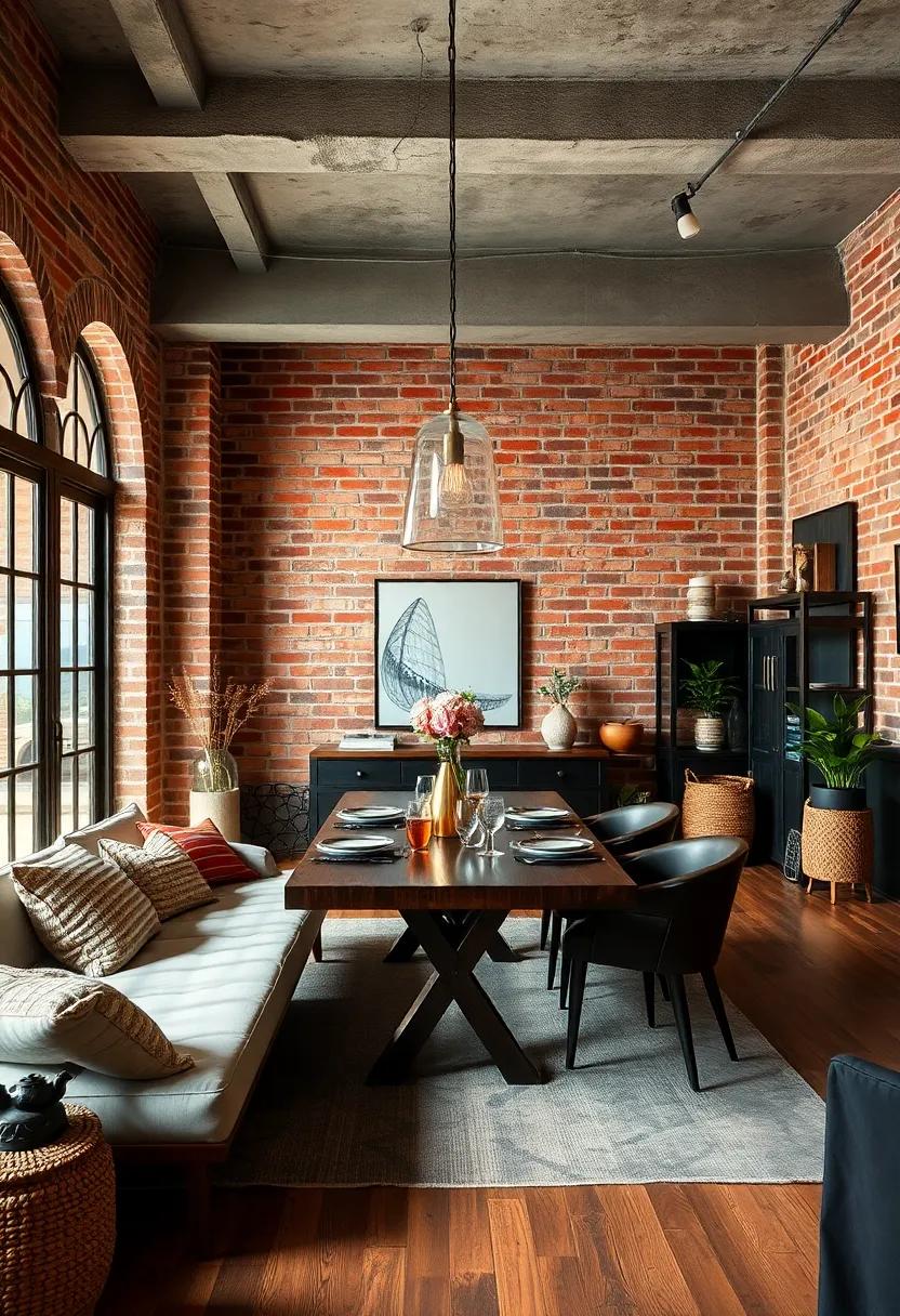 Accent with ‌Metallics: Use brass or⁢ copper accessories to add⁢ a touch of glam against the rugged ⁤backdrop