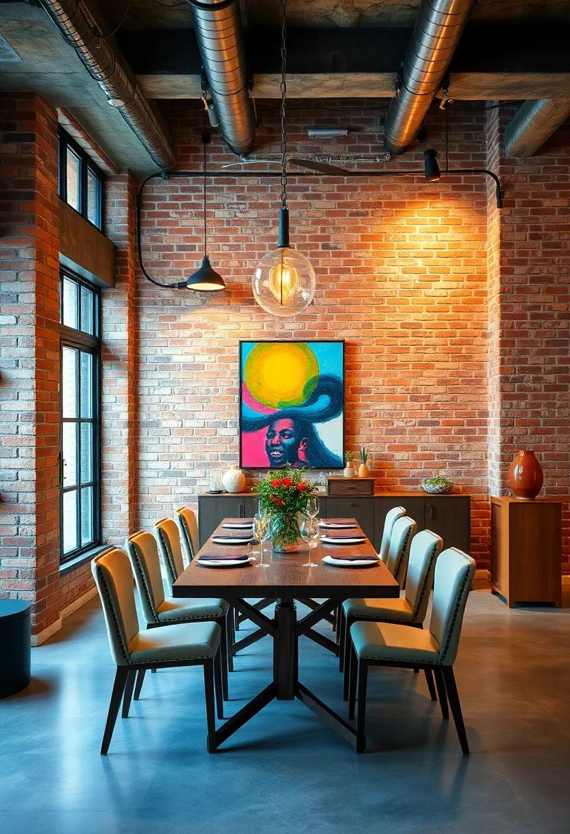 Add Pop of color: introduce vibrant artwork or decorative pieces to ⁤brighten the industrial aesthetic