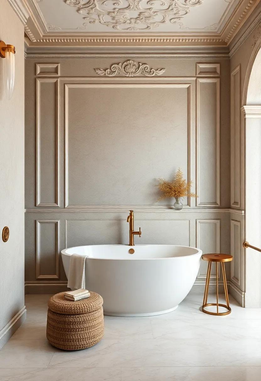 Antique Accents: Incorporate antique plasterwork or moldings to evoke a sense of history while maintaining‌ a luxurious feel