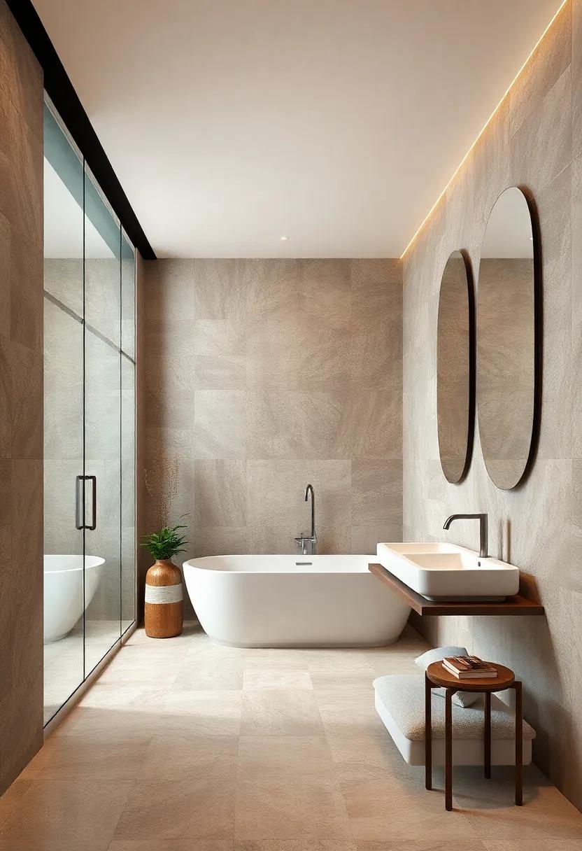 Artistic Tiles: Mix and match artistic tiles for a striking effects, combining various textures ‌and patterns for a unique look