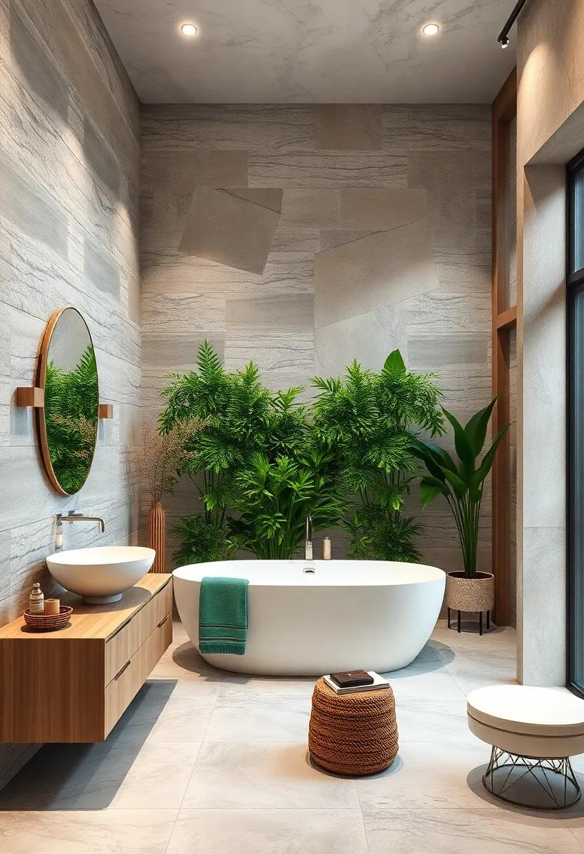 Biophilic Design: Integrate ⁢living walls adorned with greenery, marrying luxurious aesthetics with ⁢nature for a⁢ rejuvenating atmosphere