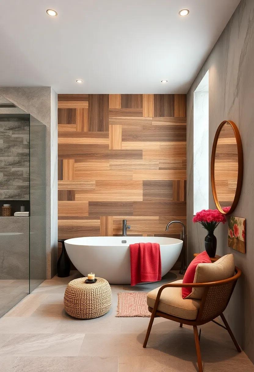 Rustic Charm: Feature reclaimed wood walls for​ a rustic yet artisan touch that tells ⁢a story and ⁢brings warmth to your ‌space